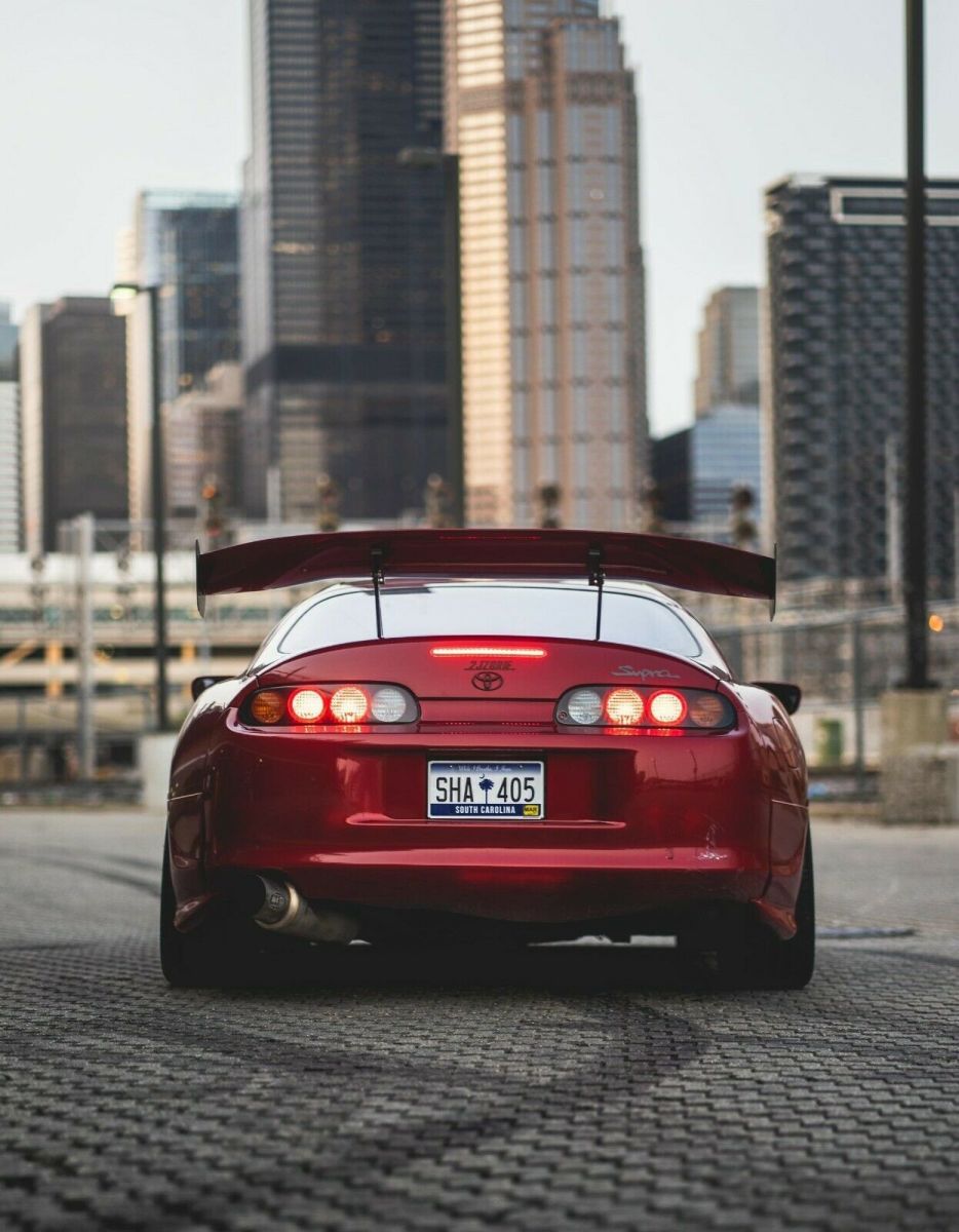1994 Red Toyota Supra