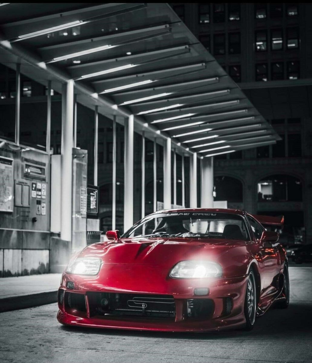 1994 Red Toyota Supra