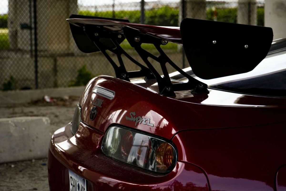 1994 Red Toyota Supra