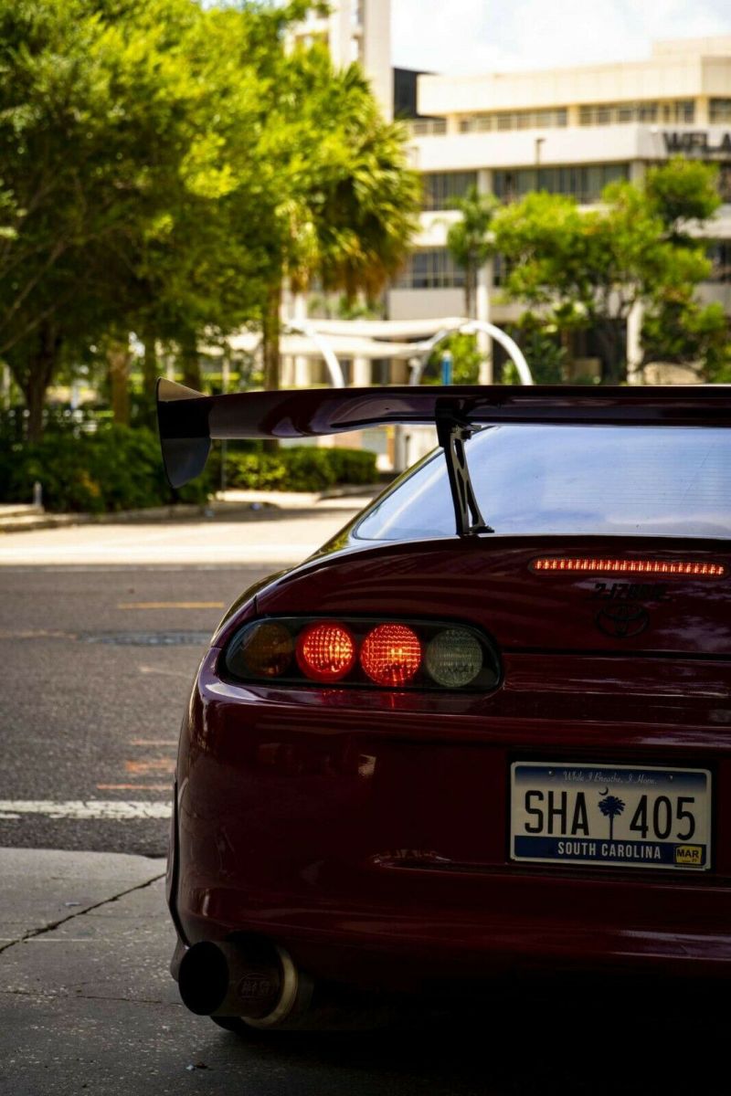 1994 Red Toyota Supra