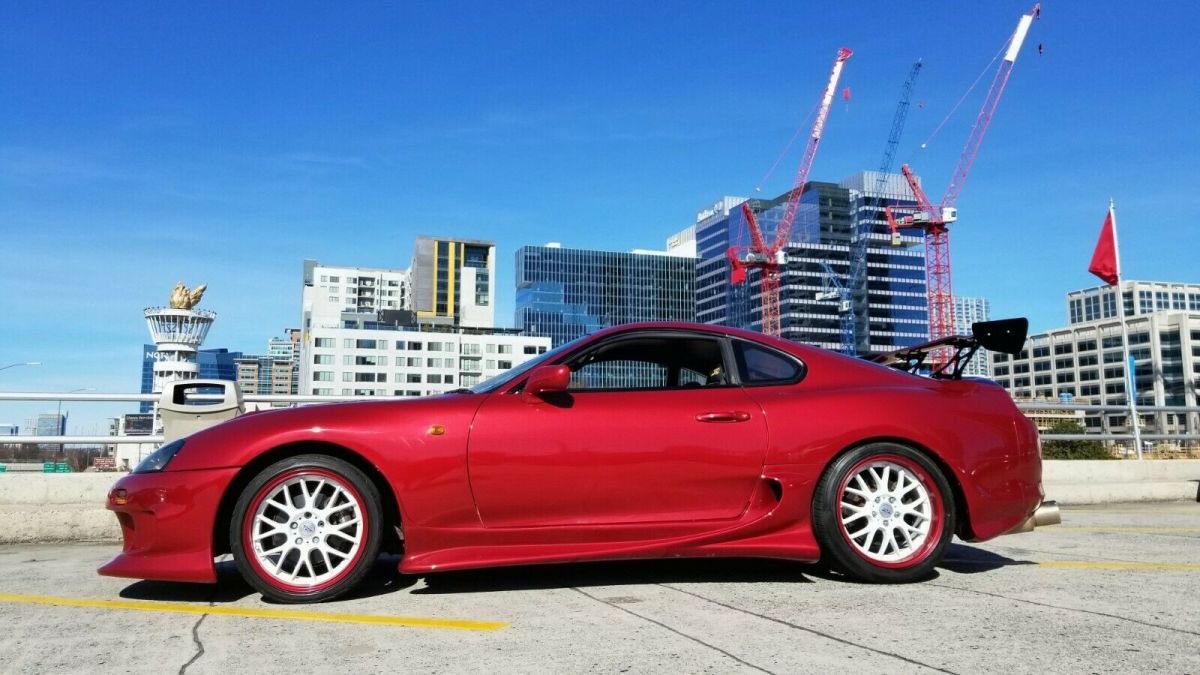 1994 Red Toyota Supra