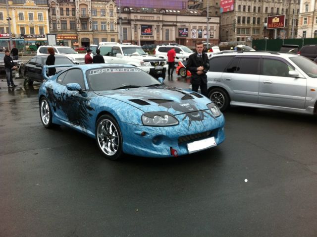 1994 Blue Toyota Supra Coupe