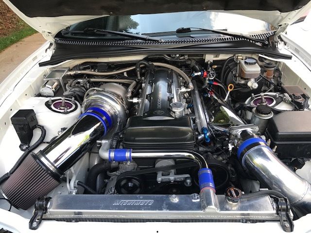 1994 White Toyota Supra Coupe