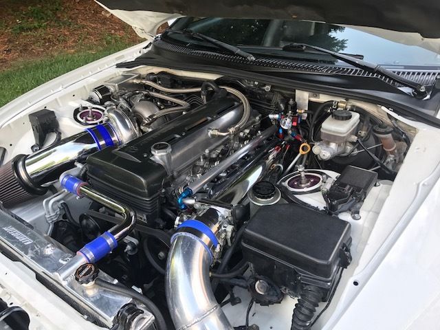 1994 White Toyota Supra Coupe