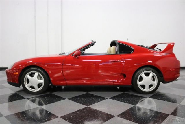 1994 Red Toyota Supra Coupe