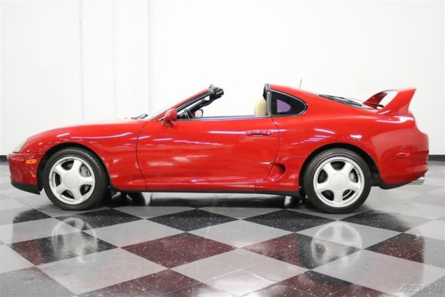 1994 Red Toyota Supra Coupe
