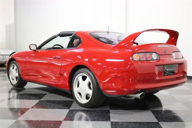 1994 Red Toyota Supra Coupe