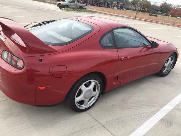 1994 Red Toyota Supra Coupe