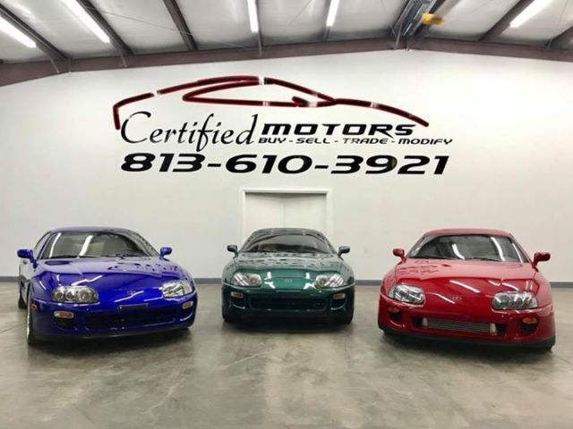 1994 Red Toyota Supra