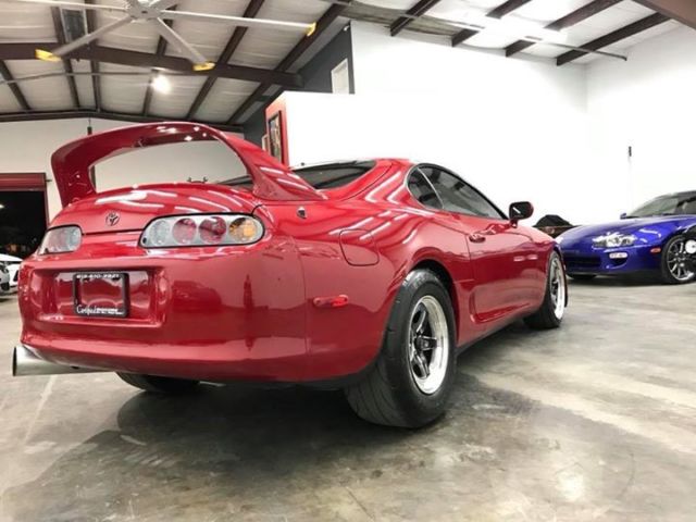 1994 Red Toyota Supra