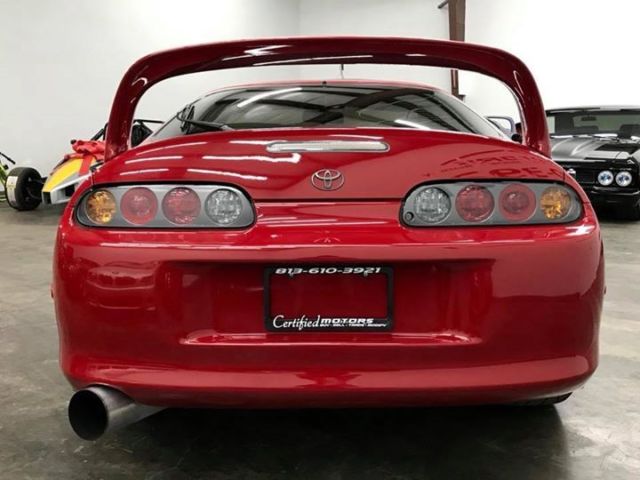 1994 Red Toyota Supra