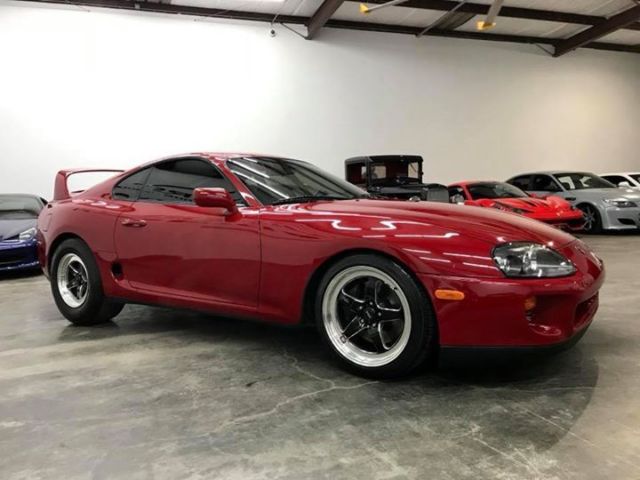 1994 Red Toyota Supra