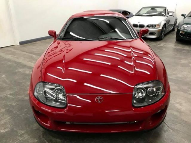 1994 Red Toyota Supra
