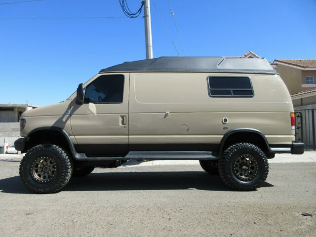 1994 Tan Ford E-Series Van Van Camper