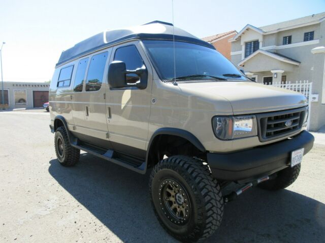 1994 Tan Ford E-Series Van Van Camper