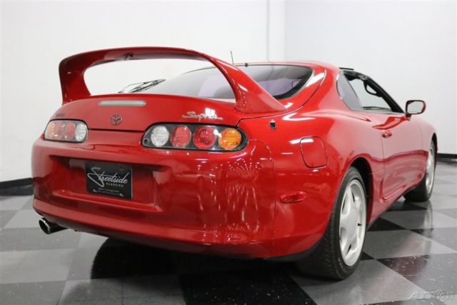 1994 Red Toyota Supra Coupe