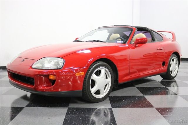 1994 Red Toyota Supra Coupe