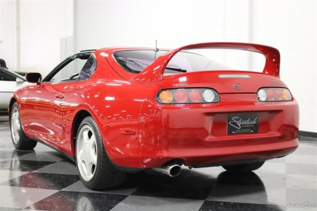 1994 Red Toyota Supra Coupe