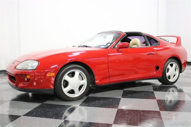 1994 Red Toyota Supra Coupe