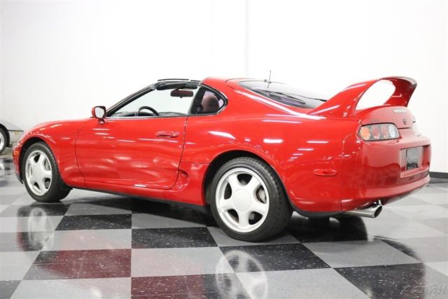1994 Red Toyota Supra Coupe