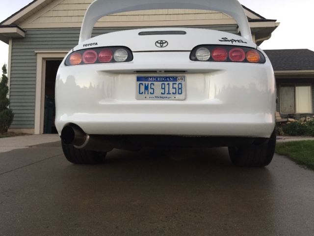 1994 White Toyota Supra