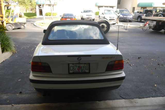 1994 White BMW 3-Series Convertible