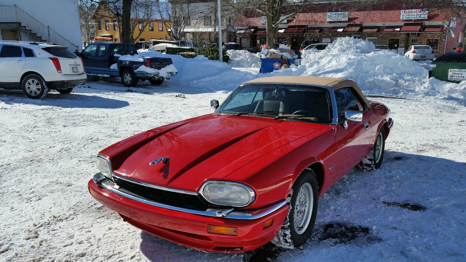 1994 Red Jaguar XJS Convertible