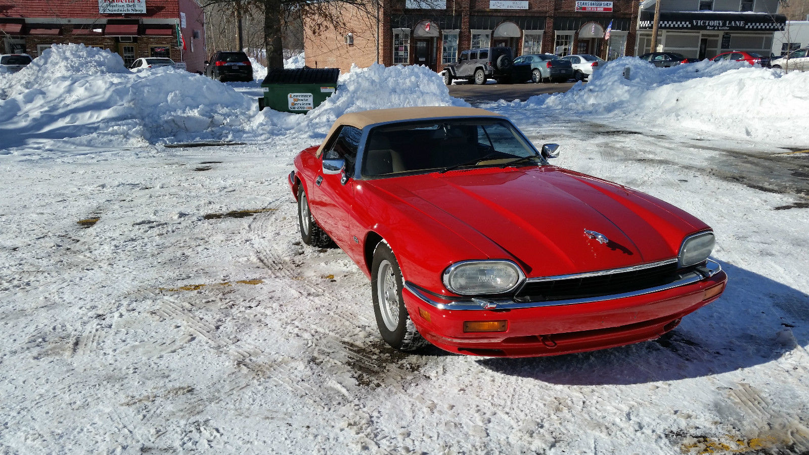 1994 Red Jaguar XJS Convertible