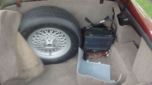 1994 metalic burgandy Jaguar XJS Coupe