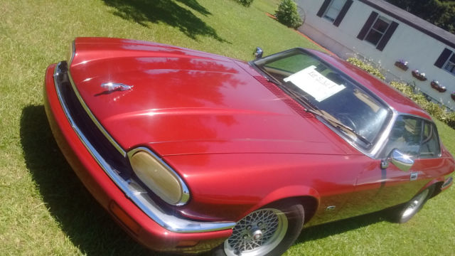 1994 metalic burgandy Jaguar XJS Coupe