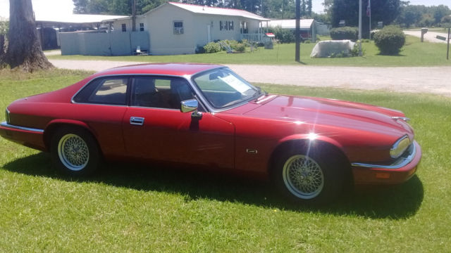 1994 metalic burgandy Jaguar XJS Coupe
