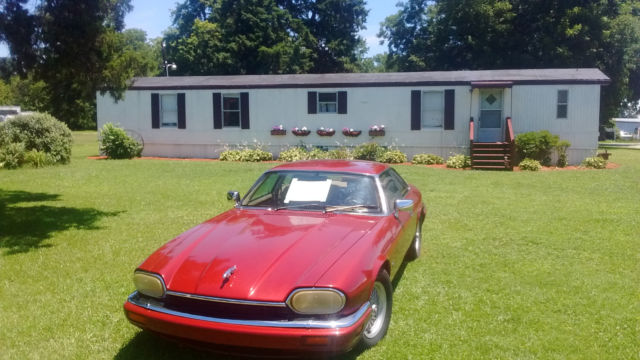 1994 metalic burgandy Jaguar XJS Coupe