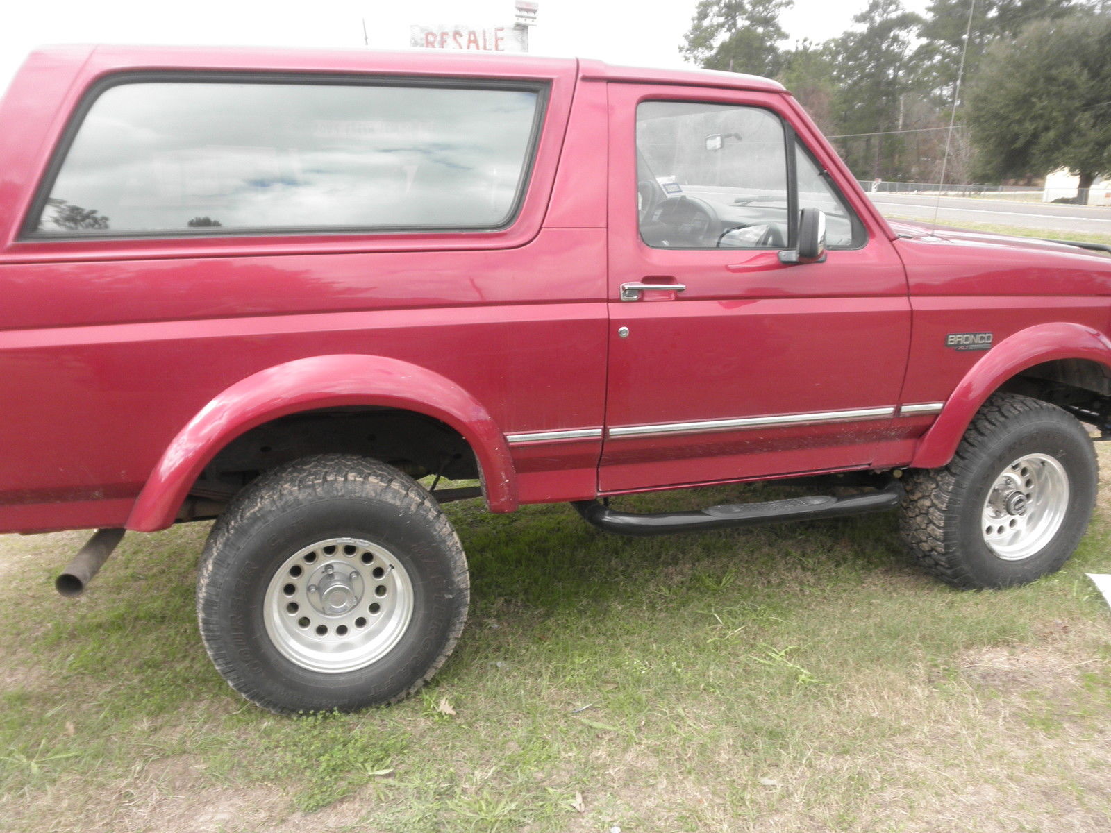1994 Red Ford Bronco SUV