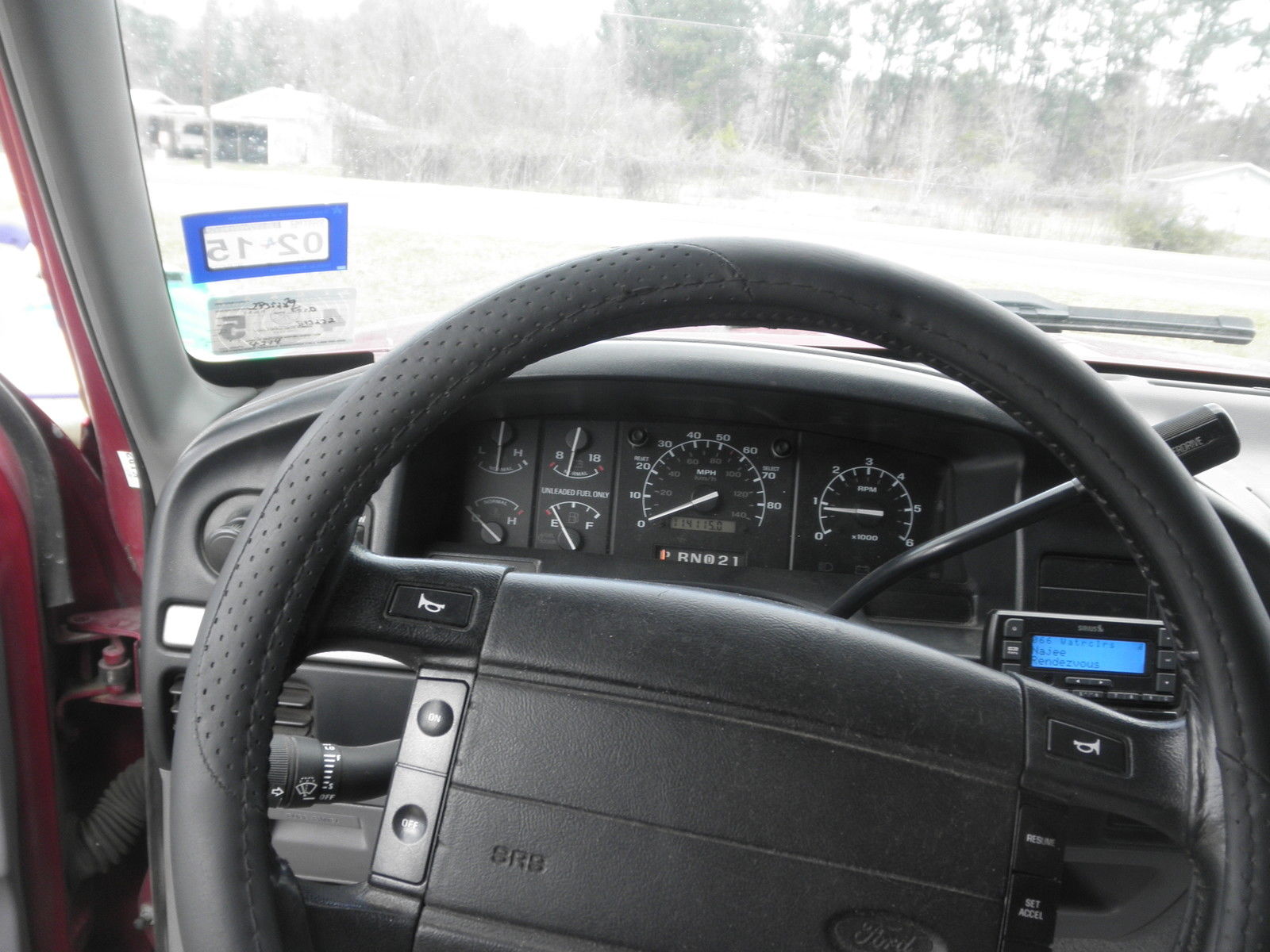 1994 Red Ford Bronco SUV
