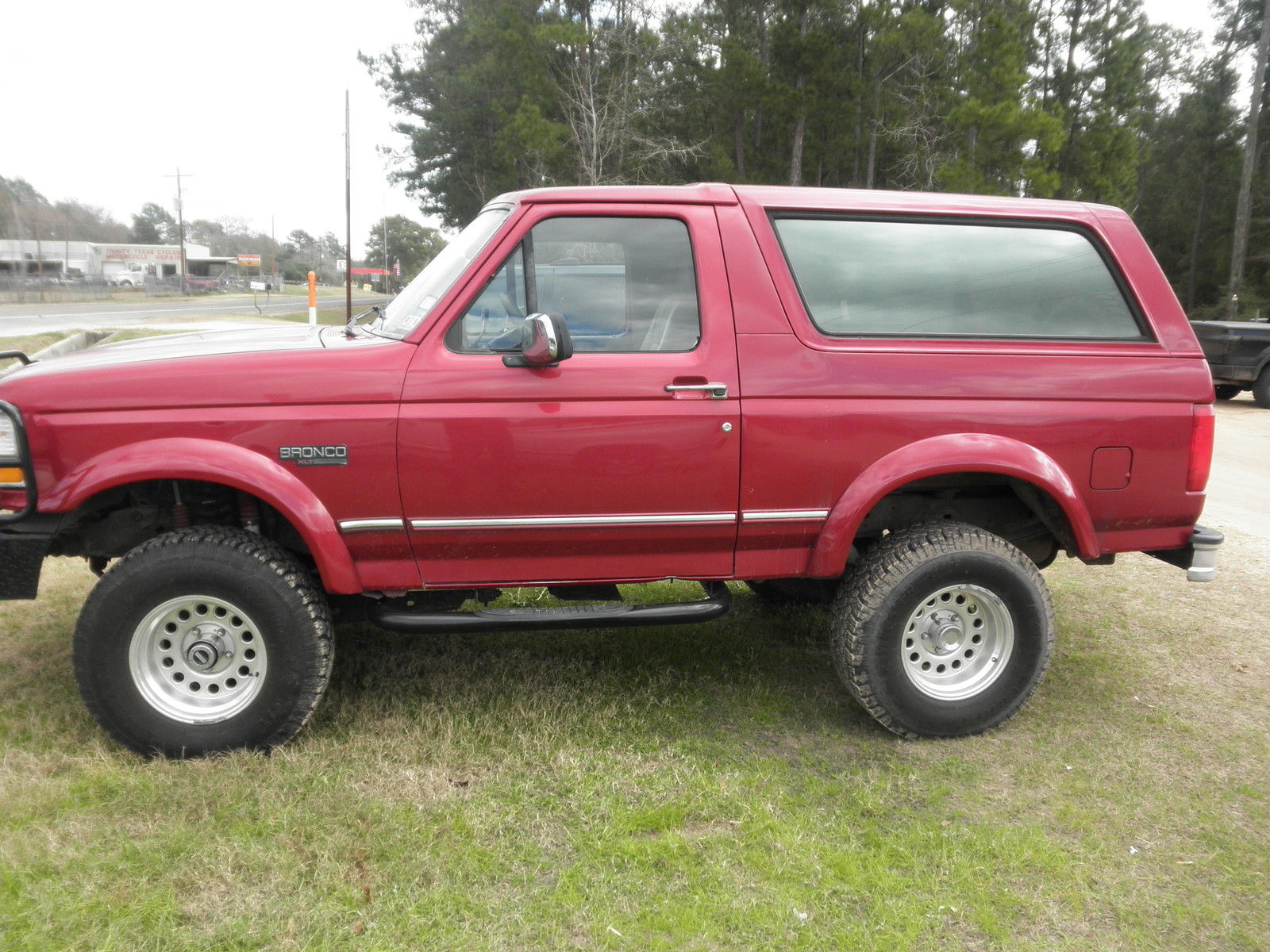 1994 Red Ford Bronco SUV