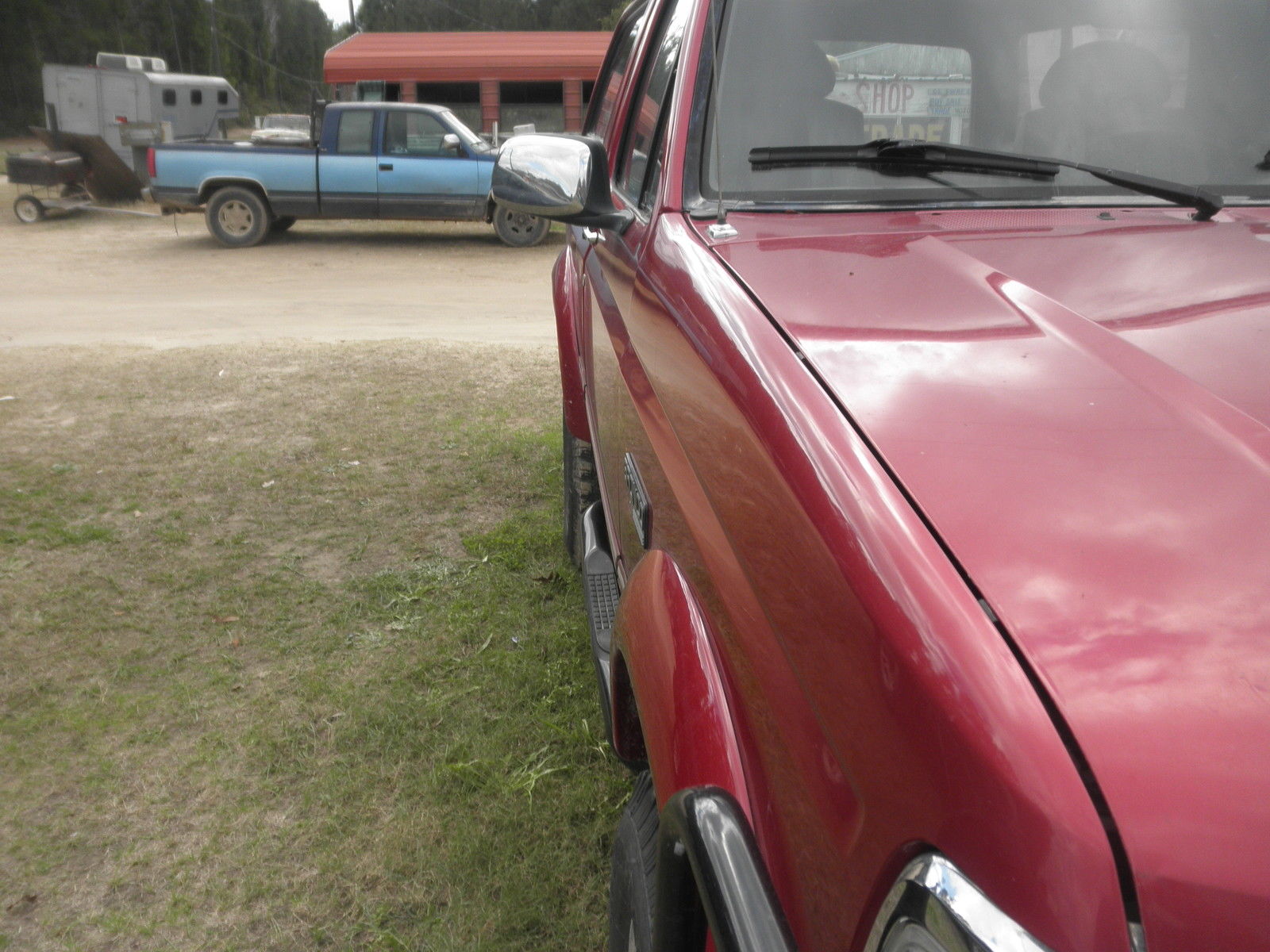 1994 Red Ford Bronco SUV