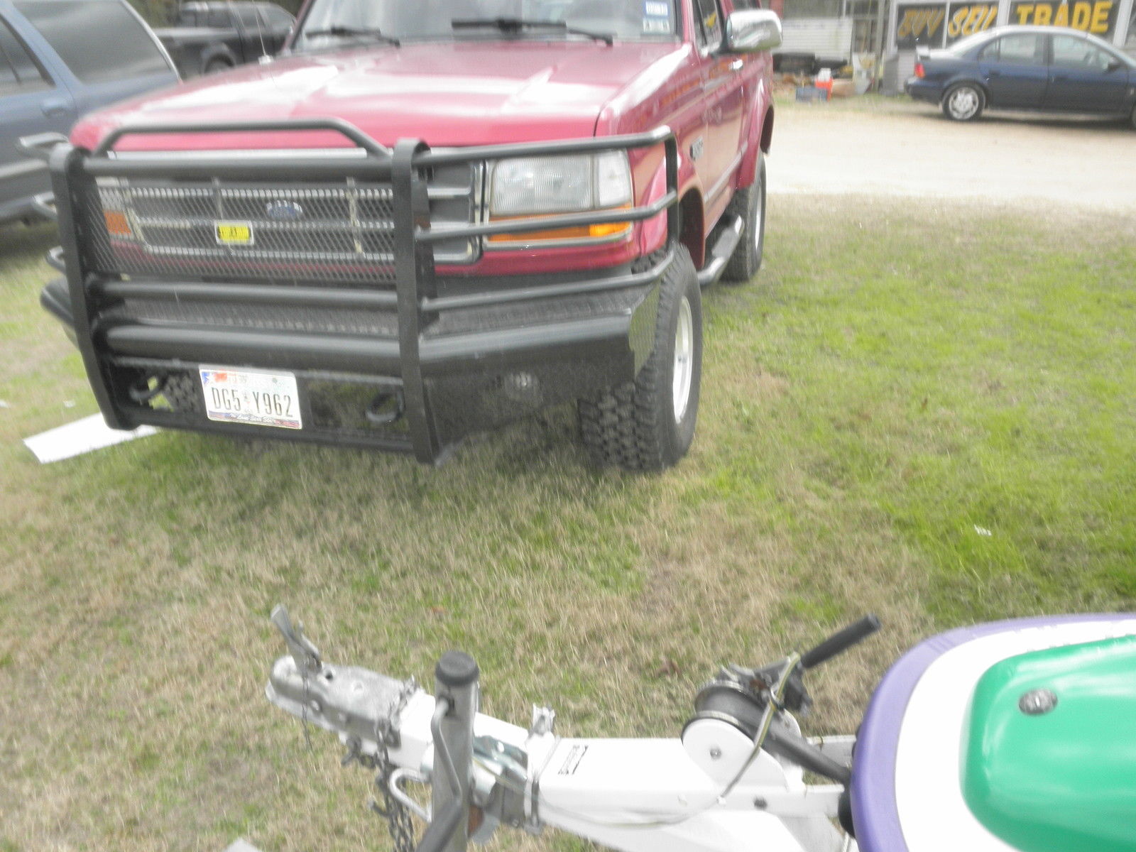 1994 Red Ford Bronco SUV