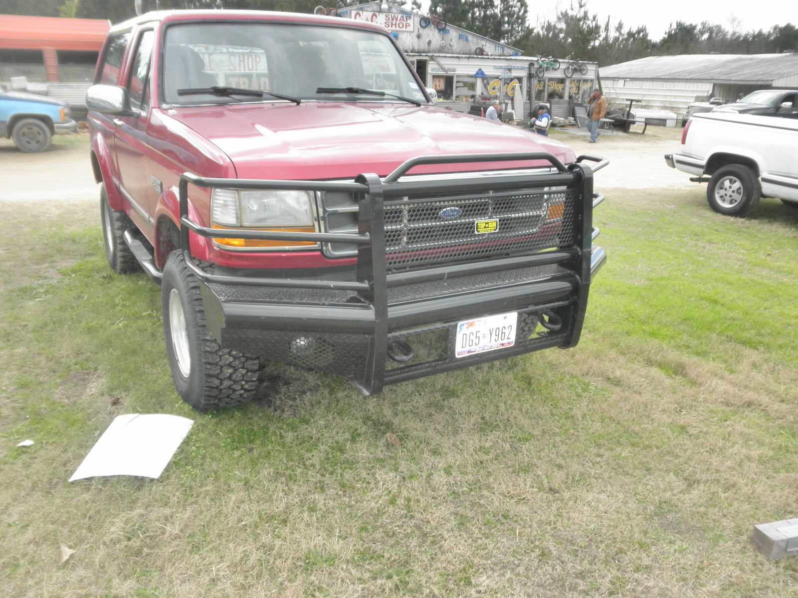 1994 Red Ford Bronco SUV