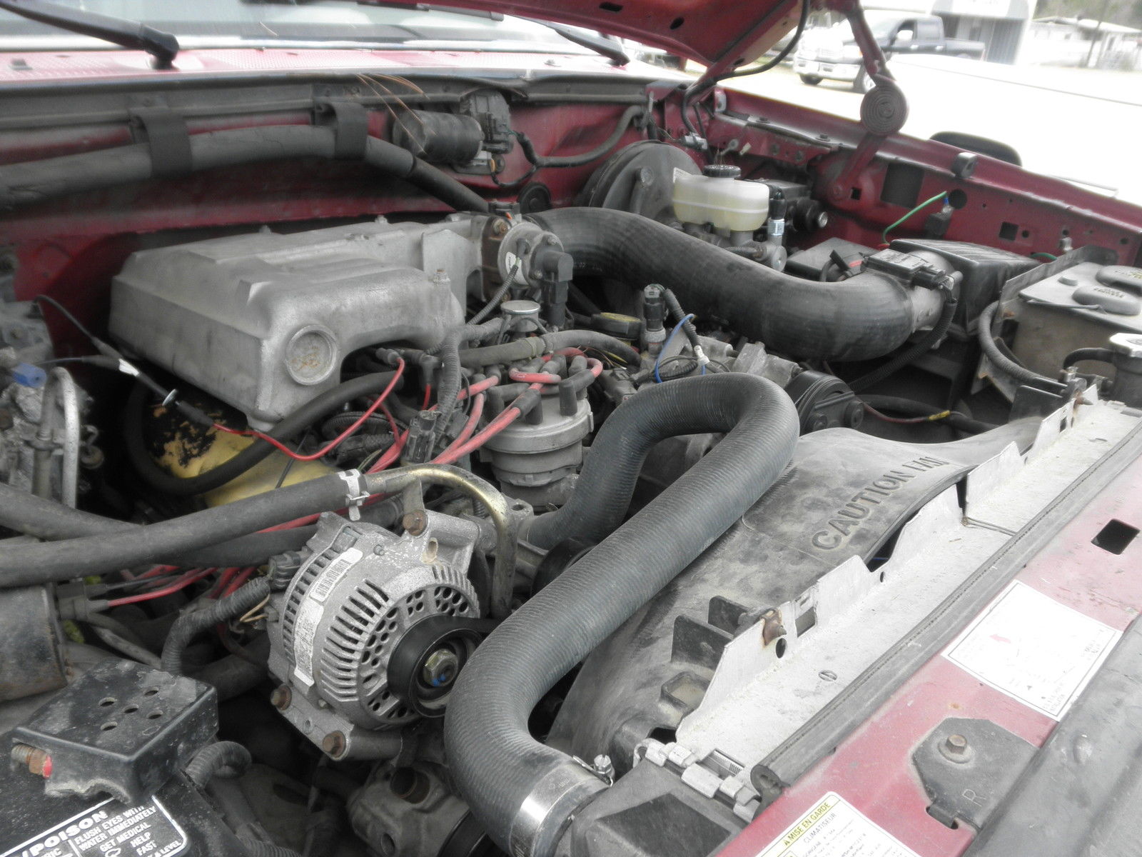 1994 Red Ford Bronco SUV