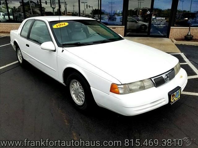 1994 White Mercury Cougar Coupe