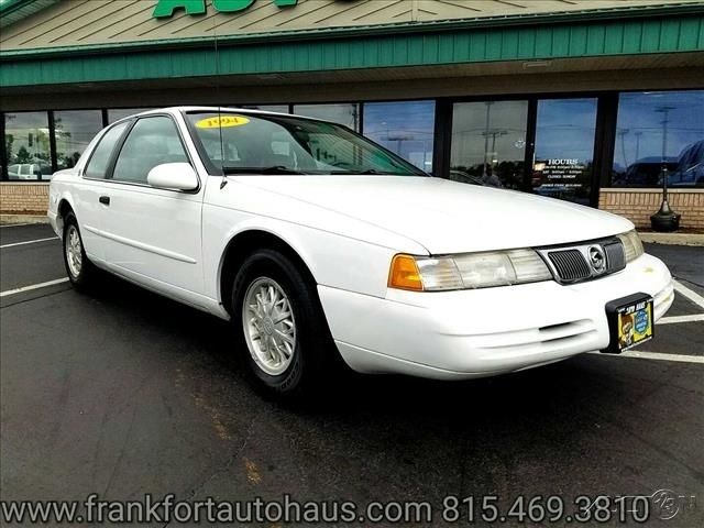 1994 White Mercury Cougar Coupe