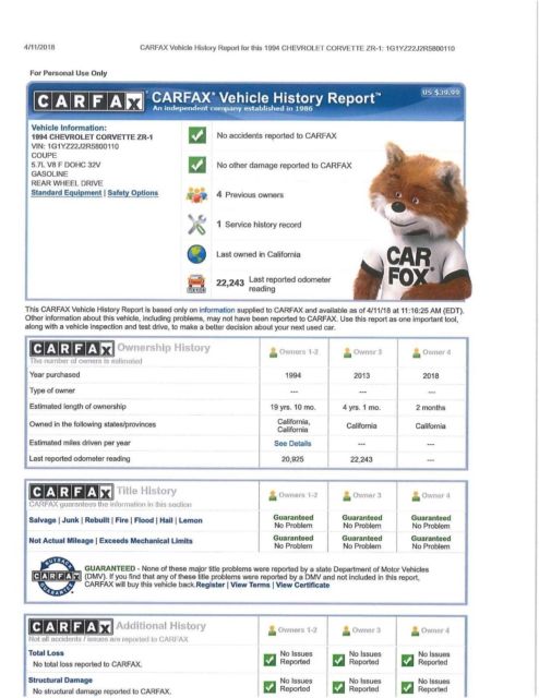 1994 Black Chevrolet Corvette Coupe