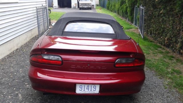 1980 Red Chevrolet Camaro Convertible