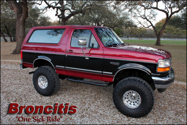 1985 Red &amp- Black Ford Bronco Bronco