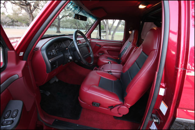 1985 Red &amp- Black Ford Bronco Bronco