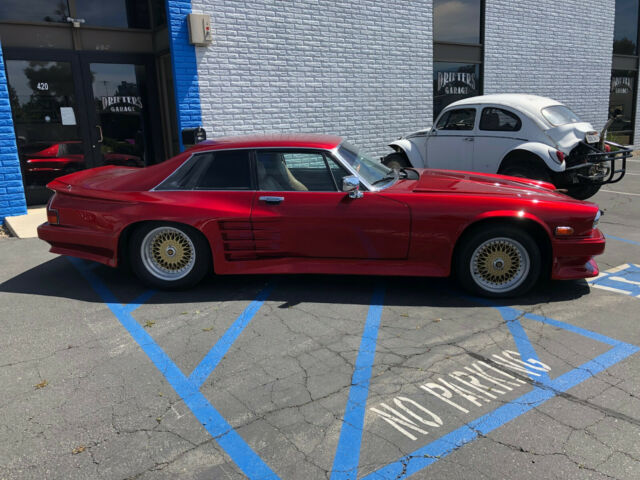 1989 Red Jaguar XJ Coupe