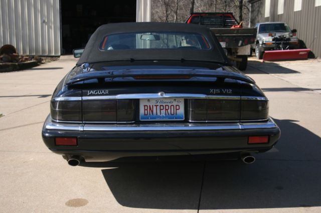 1995 Black Jaguar XJS Convertible