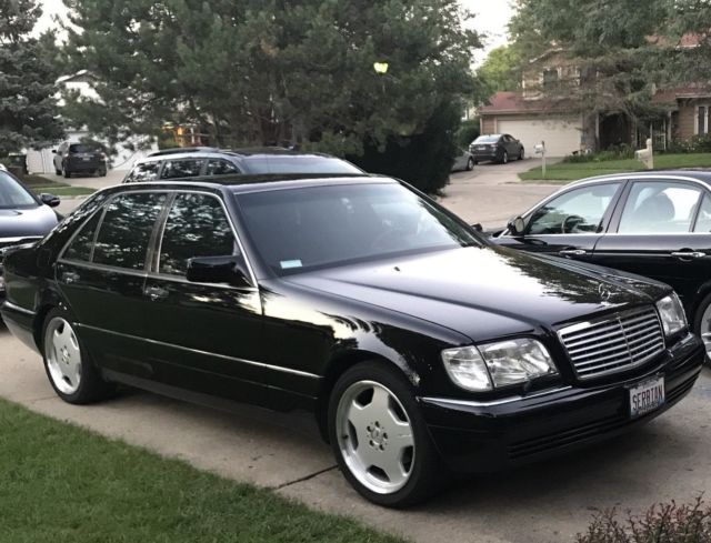 1995 Black Mercedes-Benz S-Class Sedan