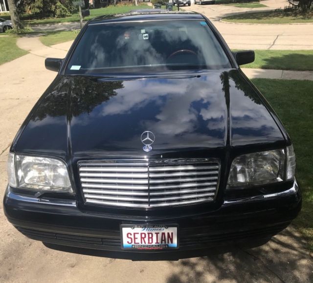 1995 Black Mercedes-Benz S-Class Sedan