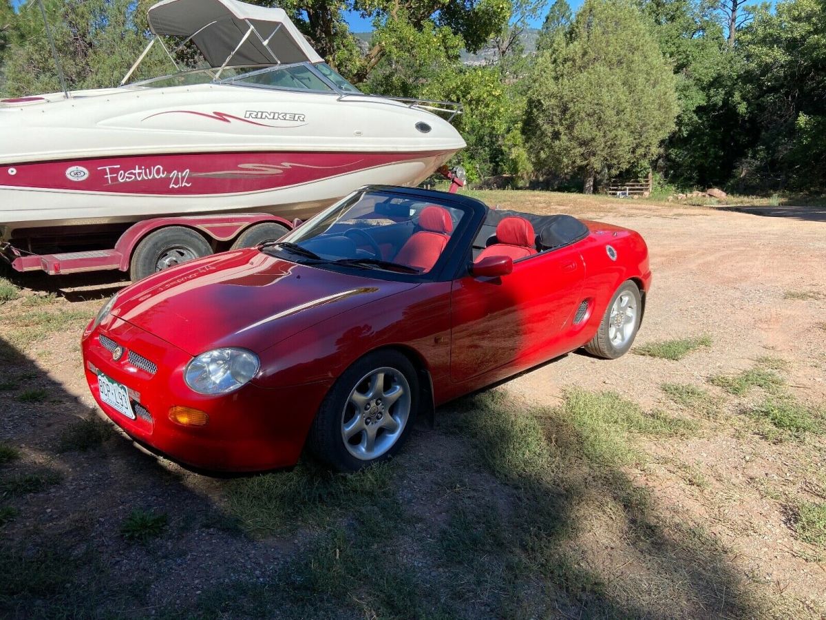 1980 Red MG MG-F Convertible